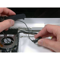 Замена правого динамика MacBook Core 2 Duo